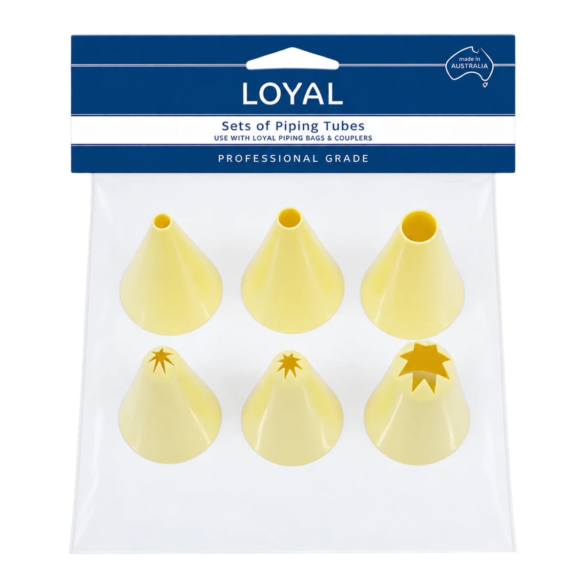 Set 6 Assorted Round+star Tube - Loyal