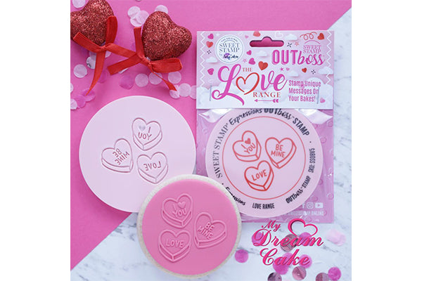 Cute Love Hearts - Outboss - Sweet Stamp