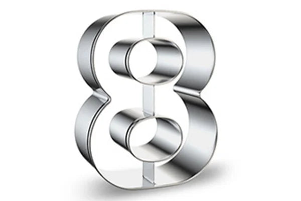 Number 8 Cutter 10cm - Iconic Cake Art