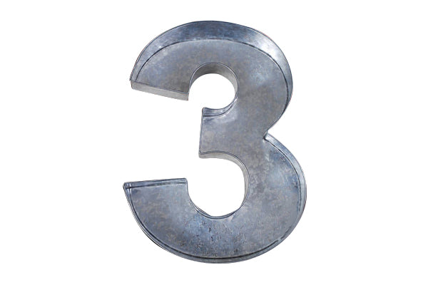 Number Three - 3 - Cake Pan 14 Inch - Iconic Cake Art