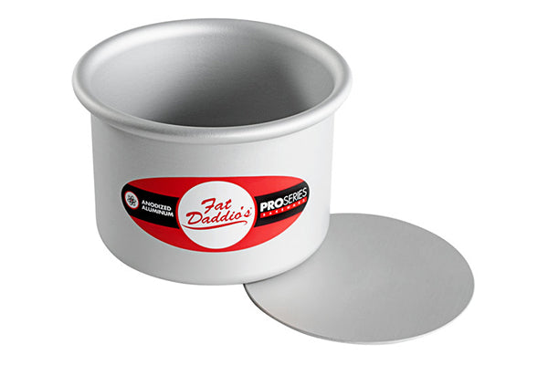 4 Inch Round x 3 Inch Deep Cheesecake Pan Removable Bottom - Fat Daddios