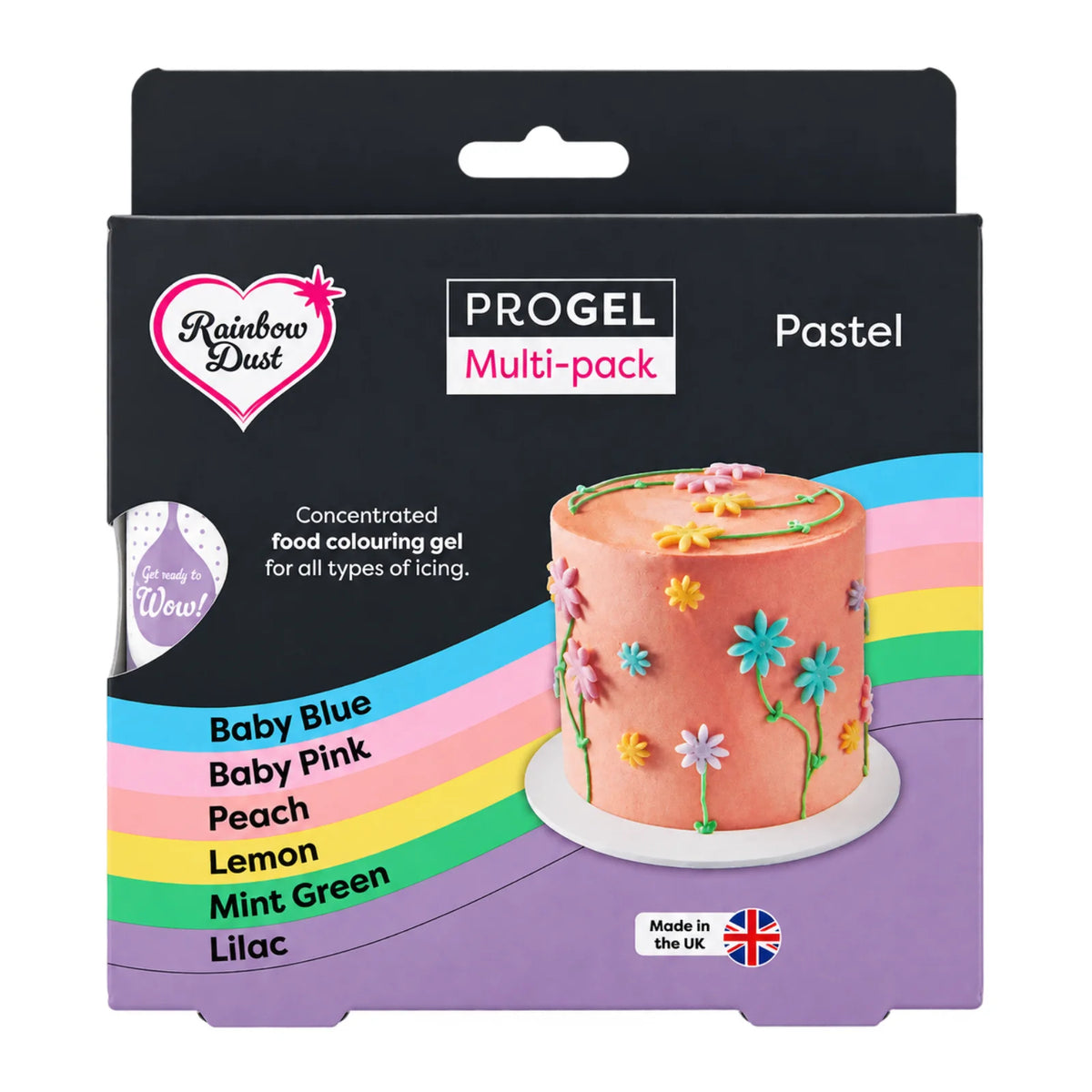 Pastel ProGel Multi-Pack (6 Pack) - Rainbow Dust