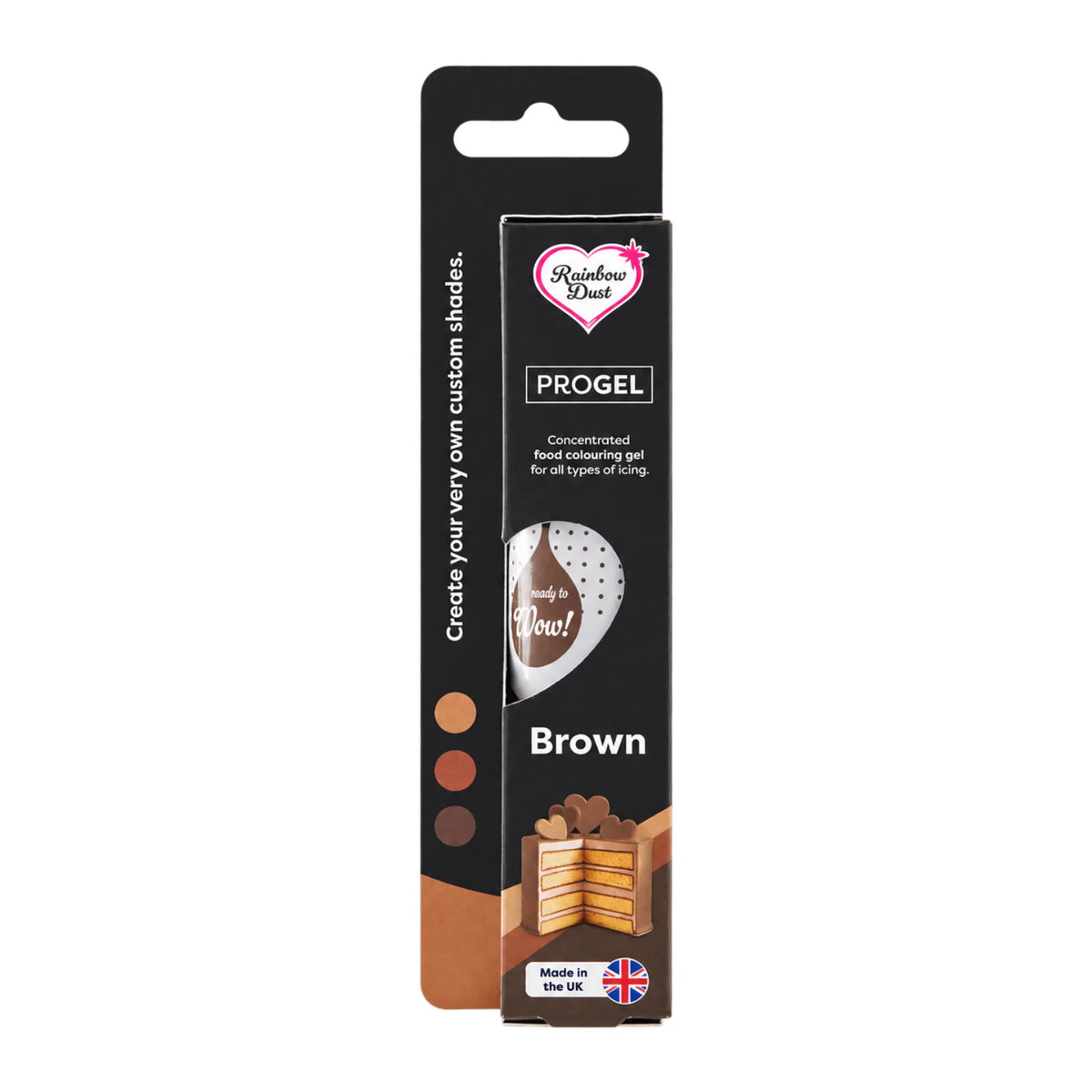 Brown ProGel Food Colour 25g - Rainbow Dust
