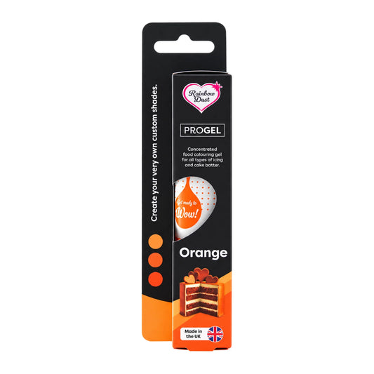 Orange ProGel Food Colour 25g - Rainbow Dust