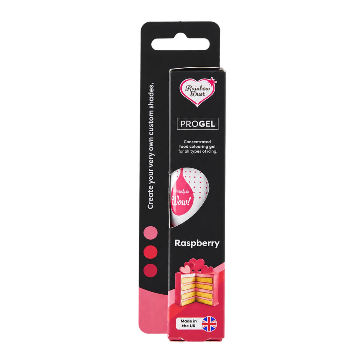 Raspberry ProGel Food Colour 25g - Rainbow Dust