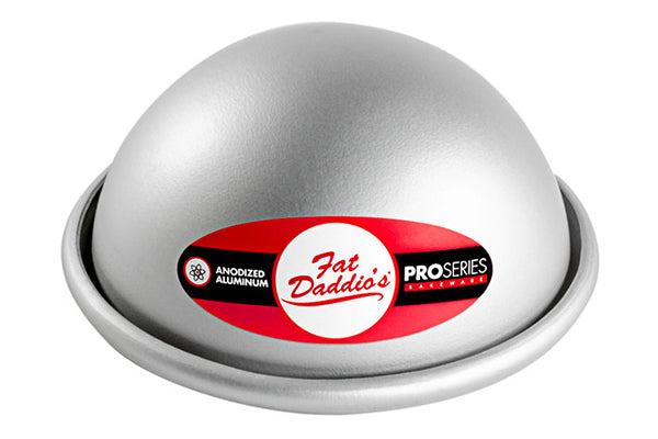 3.5 Inch Alu Hemisphere x 1.75 Inch Deep Pan - Fat Daddios