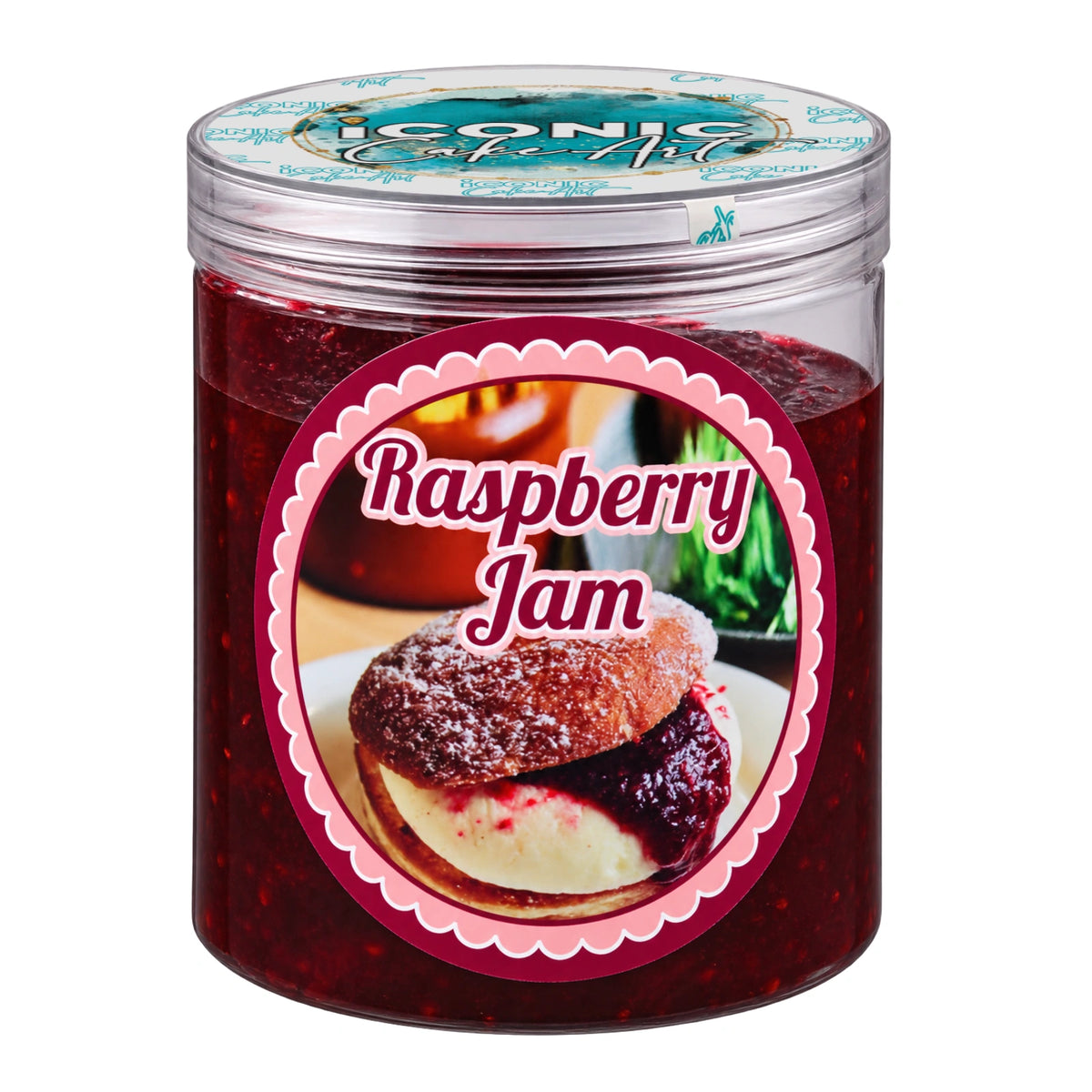 Rasplum Bakers Jam - Donut 500g - Iconic Cake Art