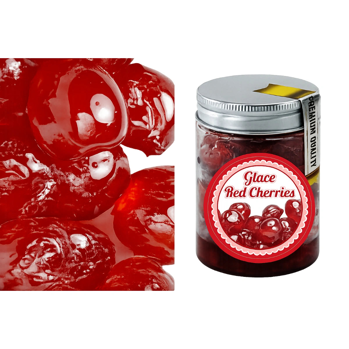 Red Glace Cherries 100g - Iconic Cake Art