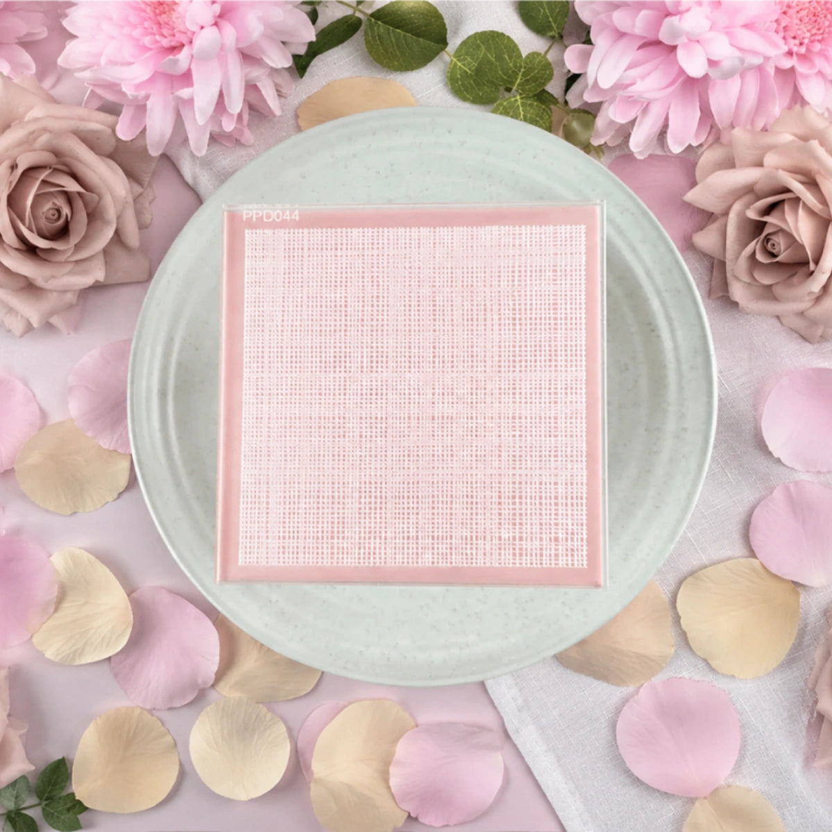 Linen Pattern Plate - Custom Cookie Cutters