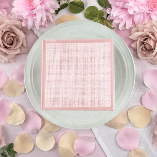 Linen Pattern Plate - Custom Cookie Cutters