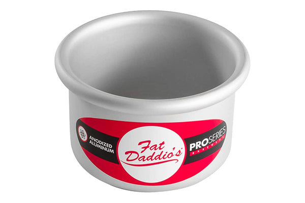 2 Inch Round x 3 Inch Deep Cake Pan Solid Bottom - Fat Daddios