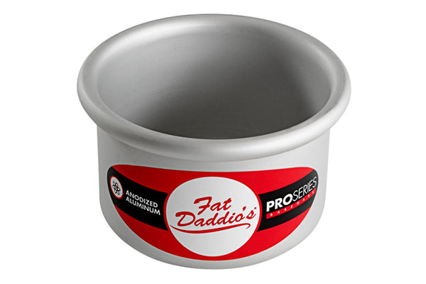 3 Inch Round x 2 Inch Deep Cake Pan Solid Bottom - Fat Daddios
