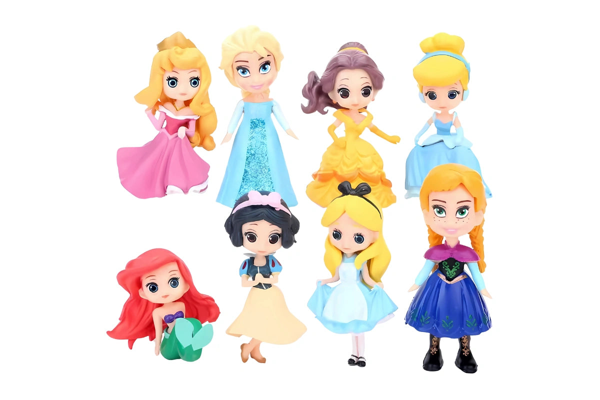 Princess Decoset (8 Pack) - Iconic Cake Art