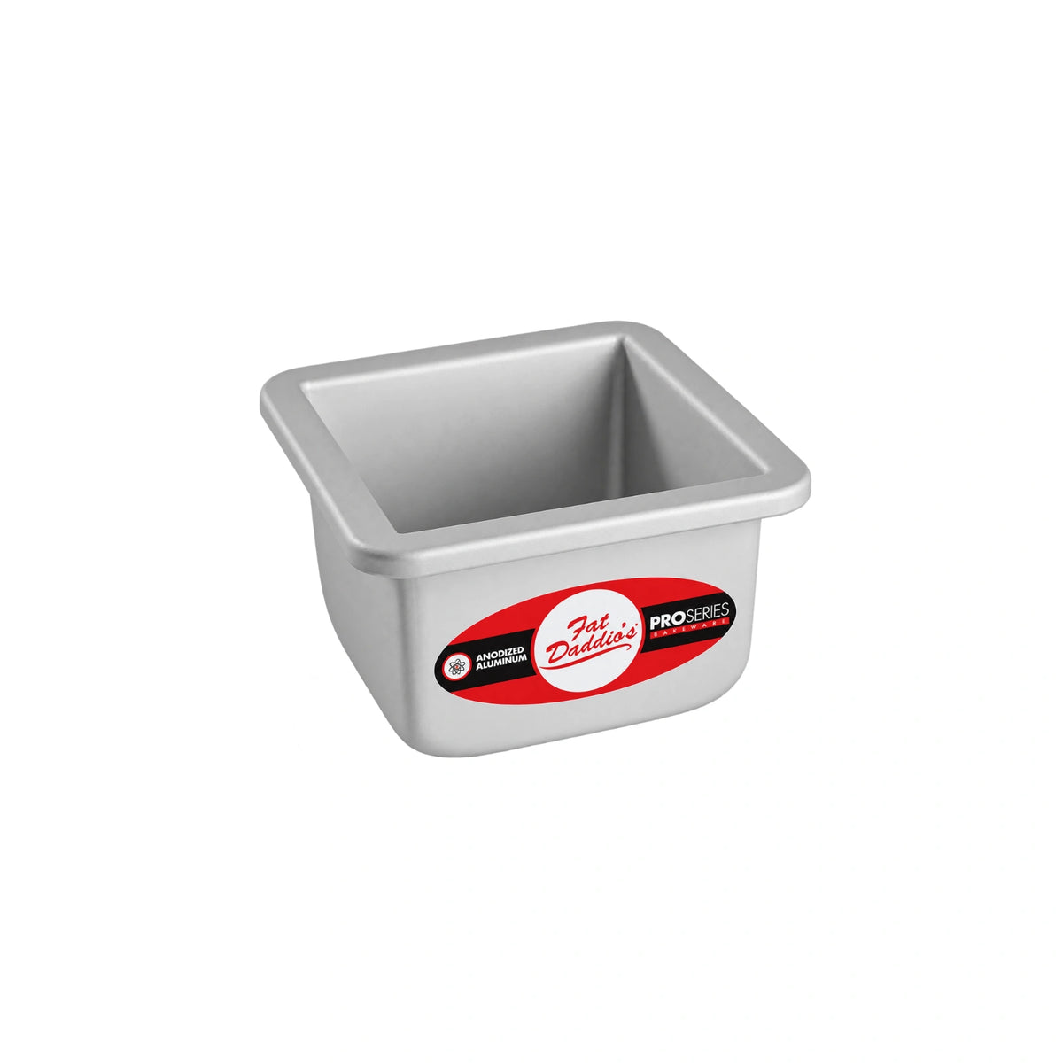Square 3 Inch Deep Cake Pan Solid Bottom 3 Inch x 3 Inch - Fat Daddios