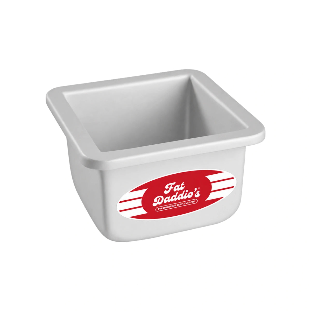 4 Inch x 4 Inch Square x 3 Inch Deep Cake Pan Solid Bottom - Fat Daddios