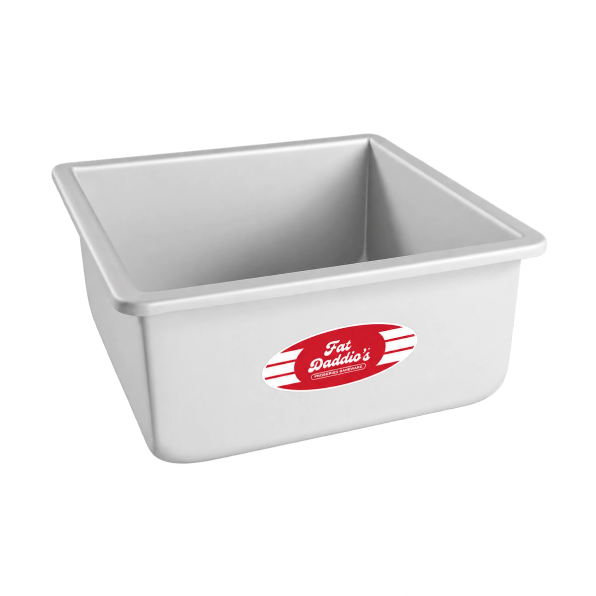 Square 4 Inch Deep Cake Pan Solid Bottom 8 Inch x 8 Inch - Fat Daddios