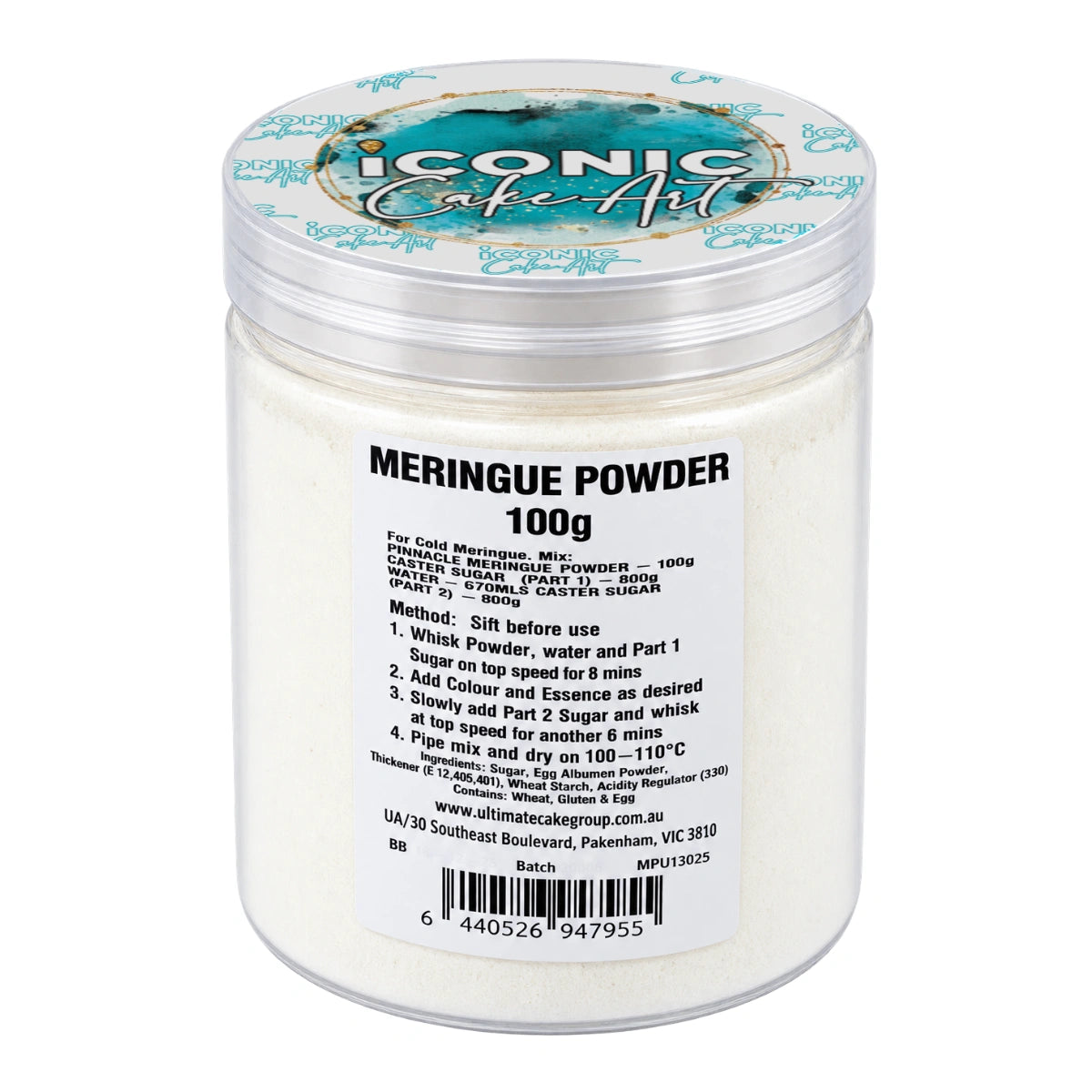 Meringue Powder 100g - Iconic Cake Art
