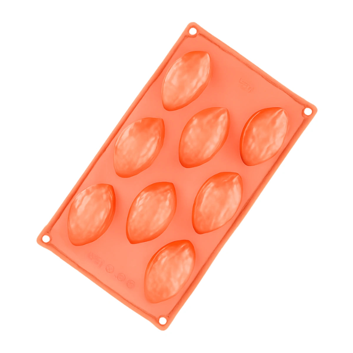 Textured Oval 8 Cavity Silicone Chocolate Mould - Iconic Cake Art