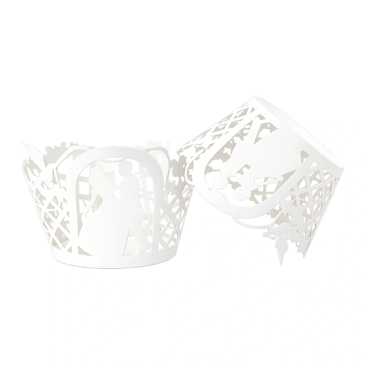 White Wedding Cake Wraps - Cake Decorating Tools - Pack of 12 - Iconic Cake Art