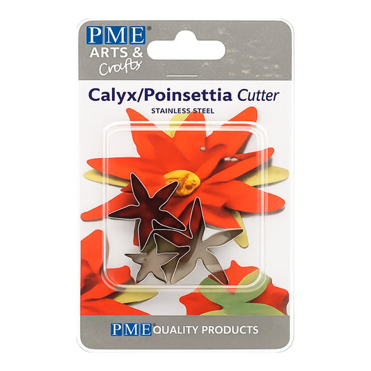 Poinsettia Calyx Cutter Set - PME