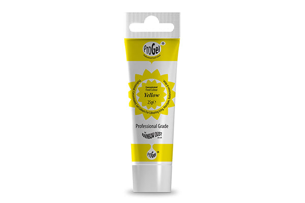 Rainbow Yellow Colour - Food Dust 25g - Progel