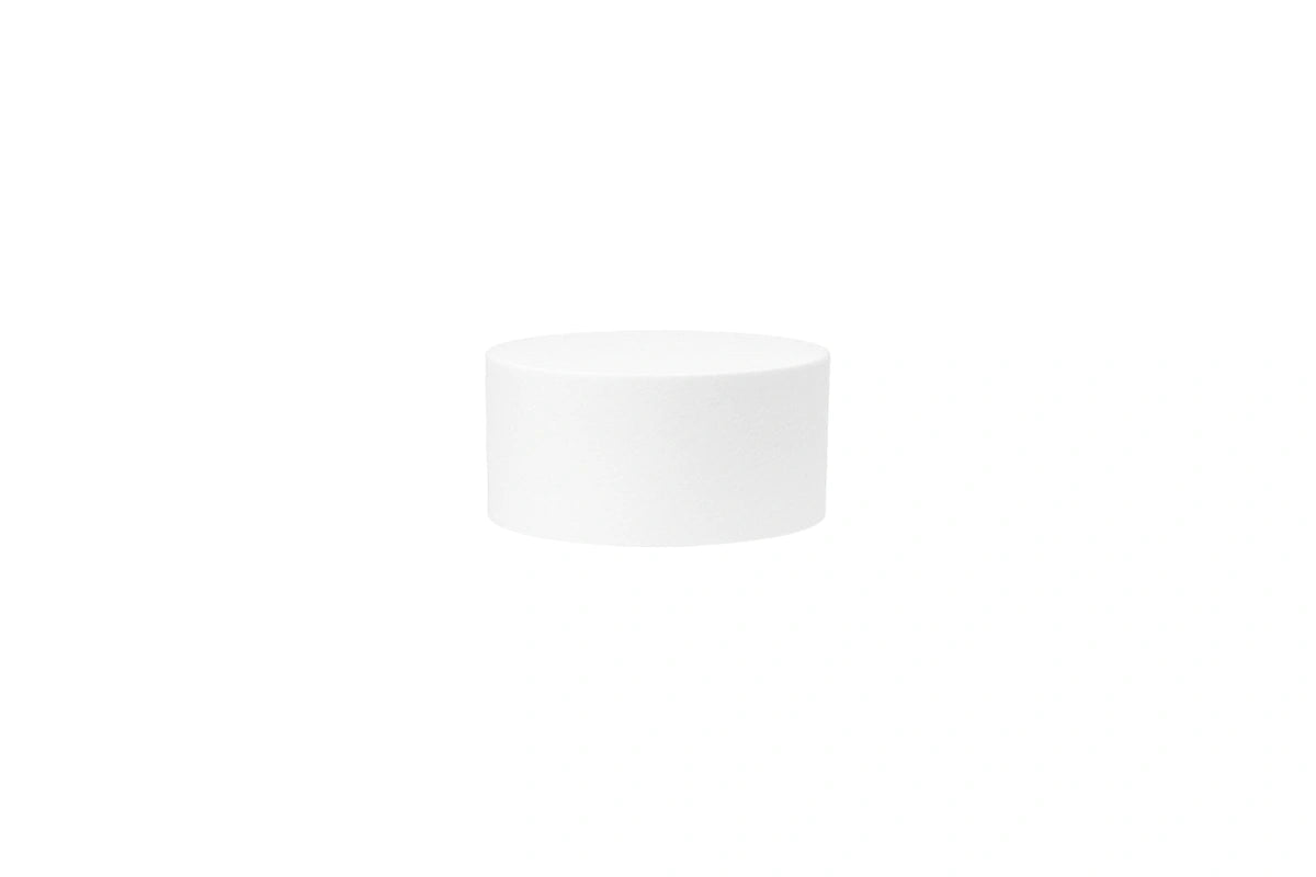 Round 4 x 1 High Polystyrene Cake Dummy - Iconic Cake Art