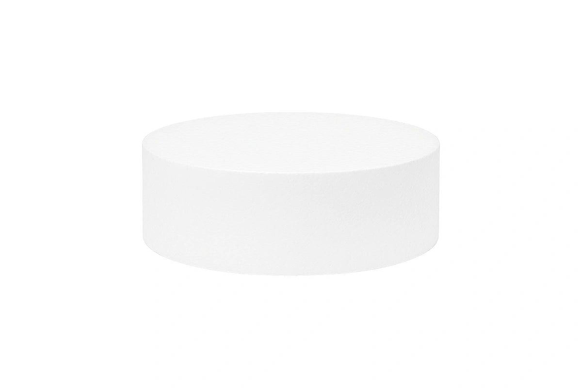 Round 10 x 4 High Polystyrene Cake Dummy - Iconic Cake Art