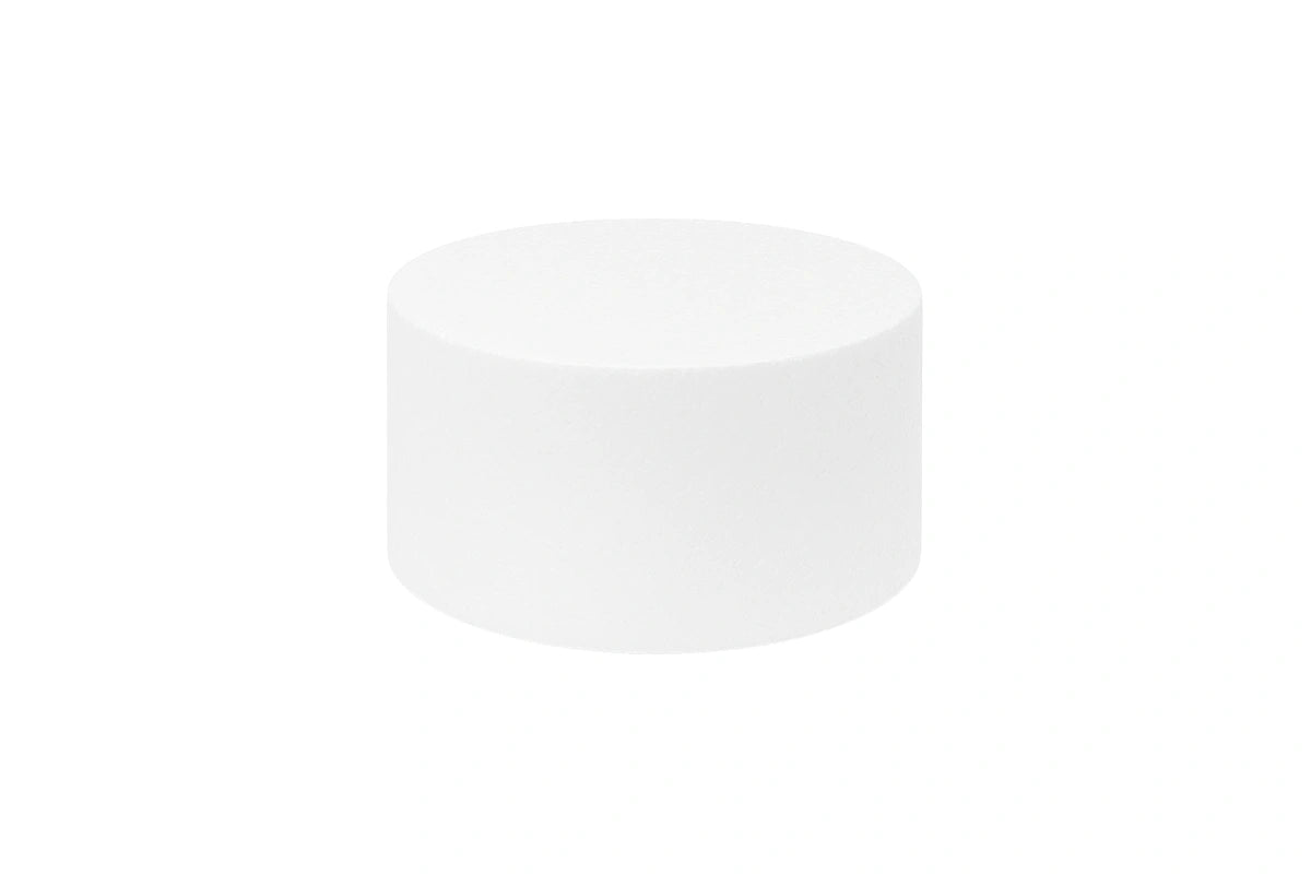 Round 8 x 5 High Polystyrene Cake Dummy - Iconic Cake Art
