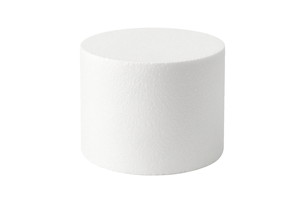 Round 10 x 6 High Polystyrene Cake Dummy - Iconic Cake Art