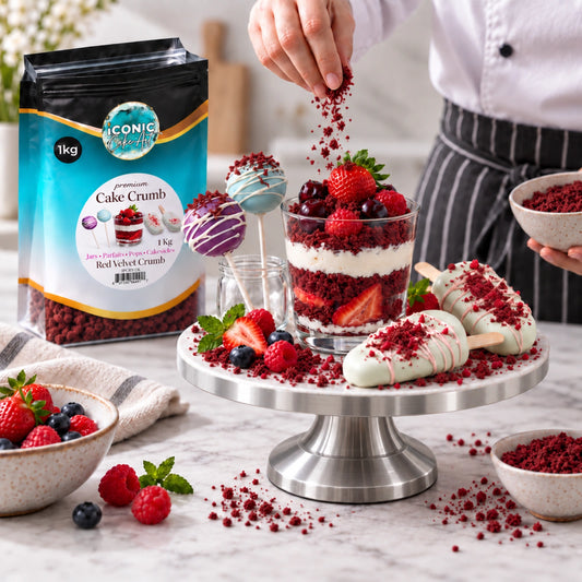 Red Velvet Crumb 1kg - Iconic Cake Art