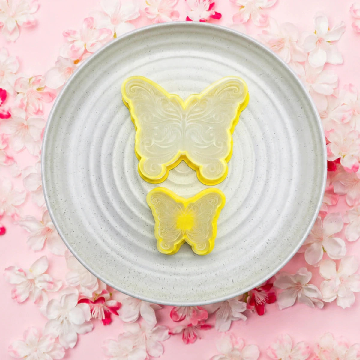Butterfly Debosser and Cutter Set - Custom Cookie Cutters