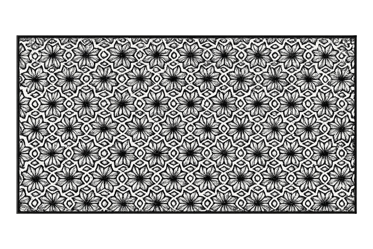 Wraparound Cake Impression Mat Carolines Sugar Art - 39.5x8in Starburst