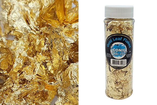 Gold Flakes 2g - Iconic Cake Art