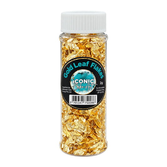 Gold Flakes 2g - Iconic Cake Art