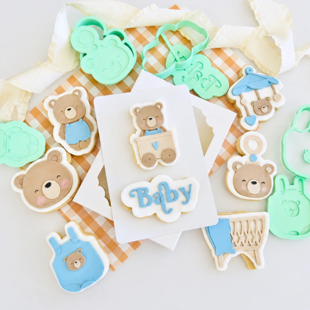Teddy Bear Layer Set (SweetP) - Custom Cookie Cutters