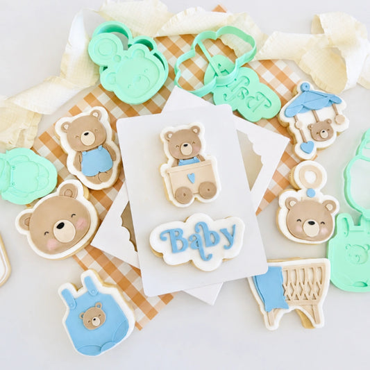 Baby Bear Mobile Layer Set (SweetP) - Custom Cookie Cutters