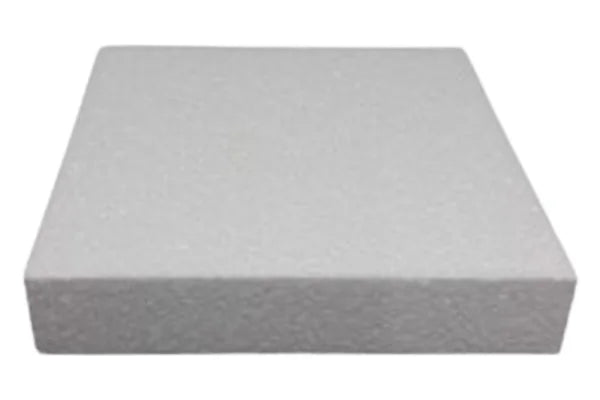 Square 7 x 1.5 High Polystyrene Cake Dummy - Iconic Cake Art