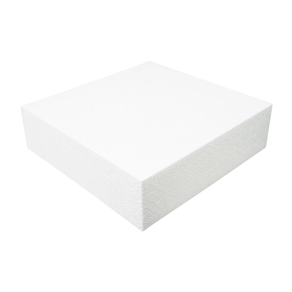 Square 14 x 4 High Polystyrene Cake Dummy - Iconic Cake Art