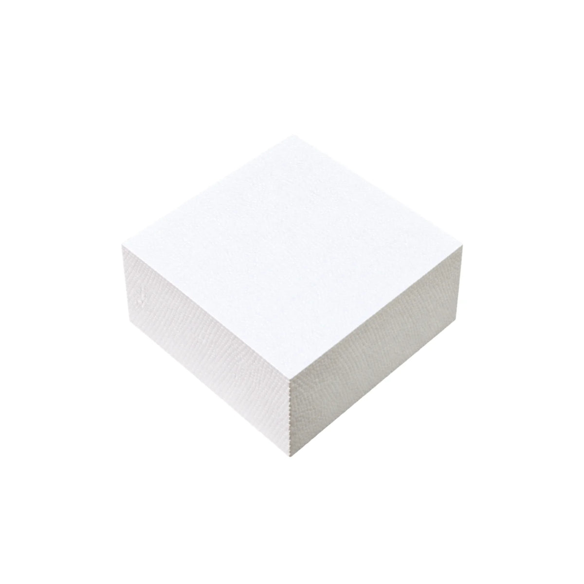 Square 10 x 5 High Polystyrene Cake Dummy - Iconic Cake Art