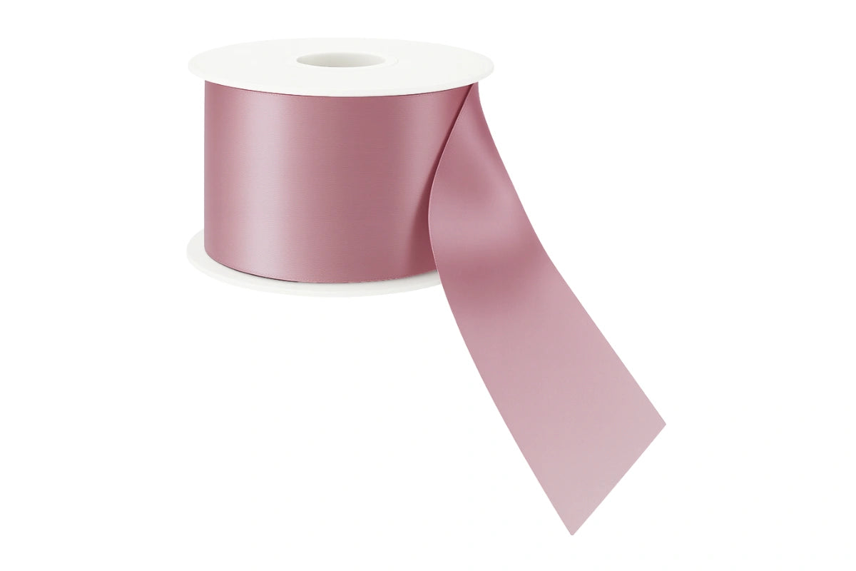Pink Dusty Satin Ribbon Double Sided 38mm - My Dream Cake