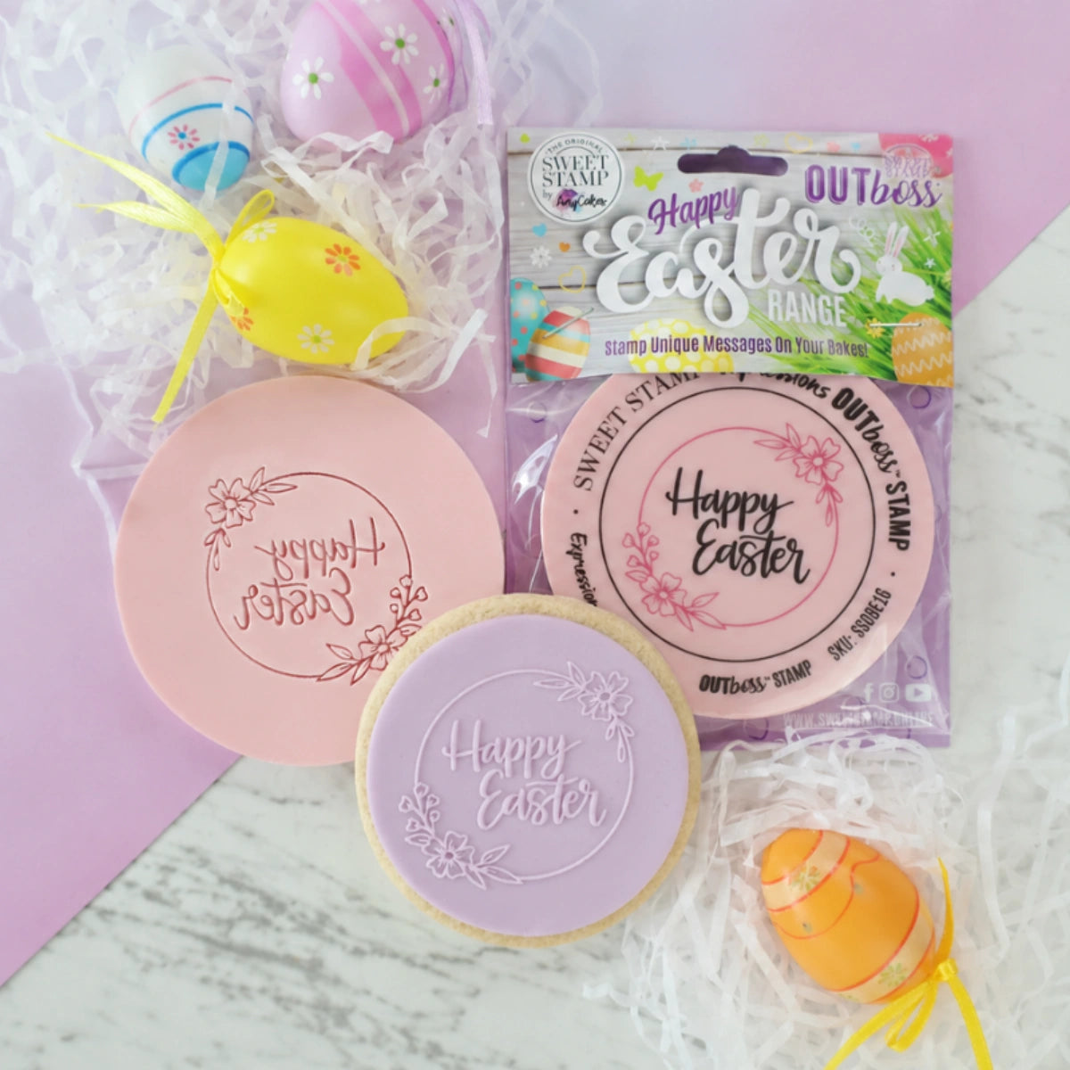 Happy Easter Frame - Outboss - Sweet Stamp