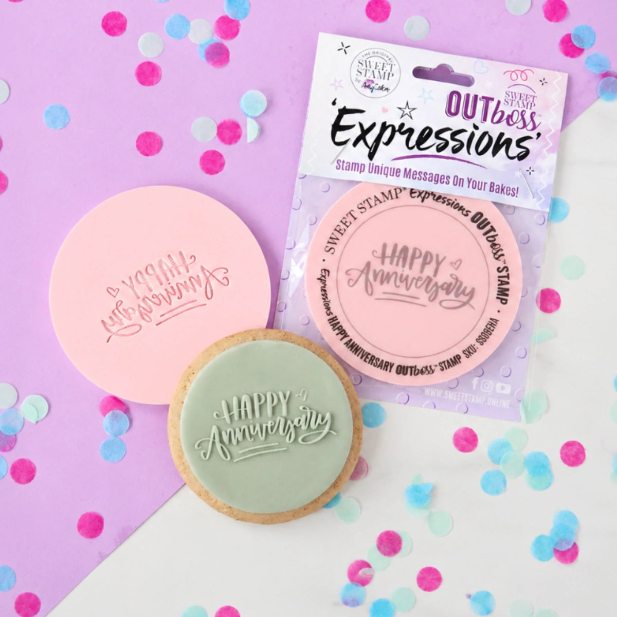 Happy Anniversary - Outboss Expressions - Sweet Stamp