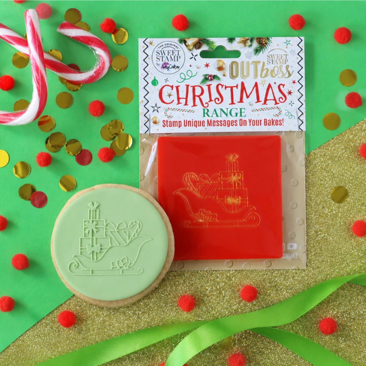 Outboss Christmas - Santas Sleigh 1 - Sweet Stamp