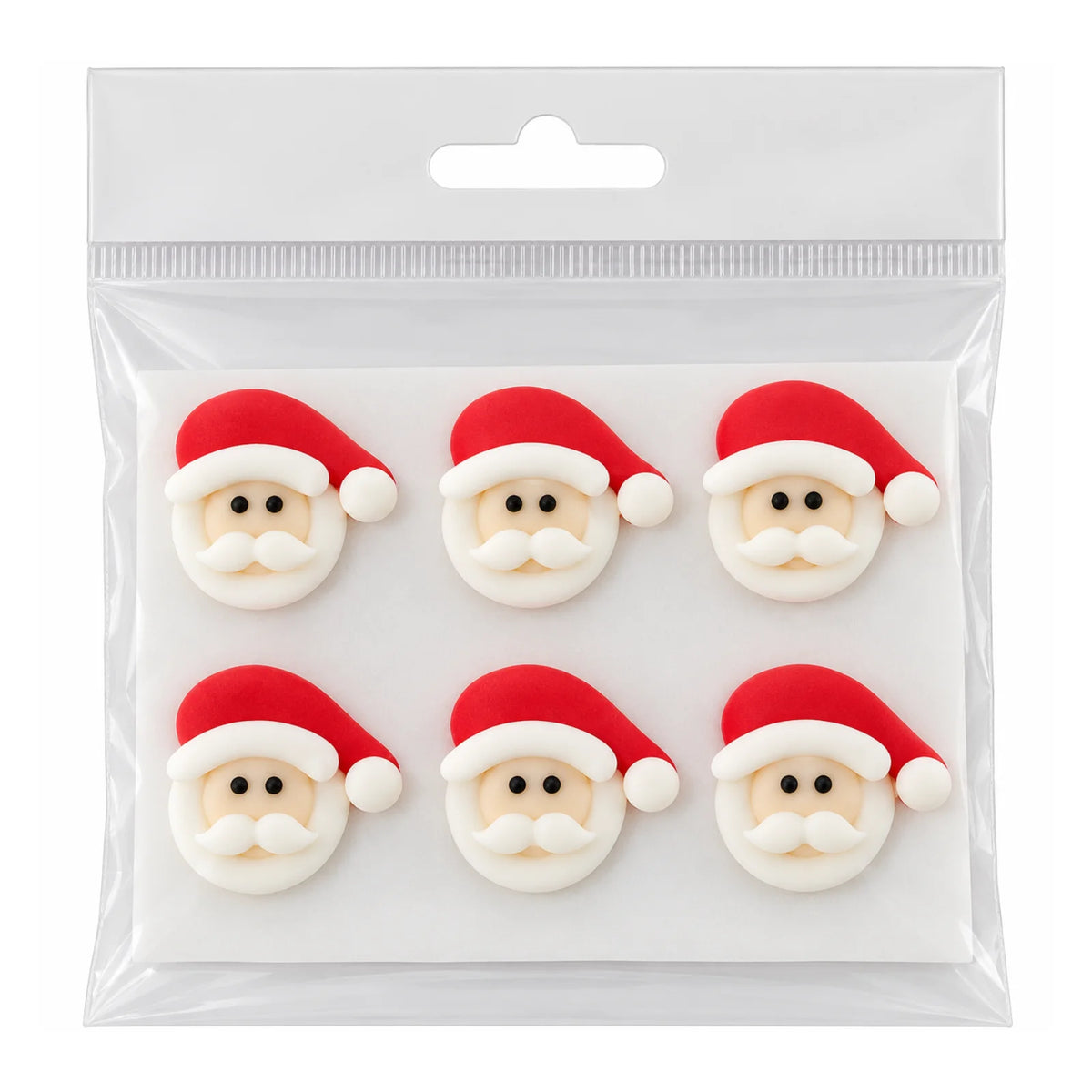 12 Pieces Christmas Santa Head