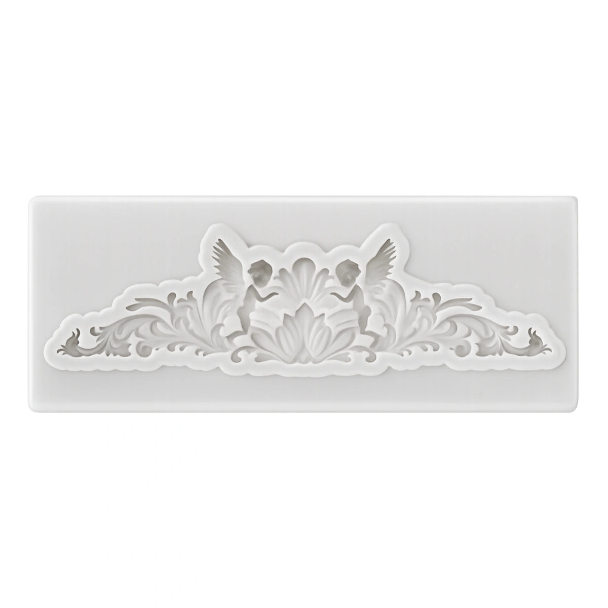 Angel Flourish Silicone Mould - Scroll Mold