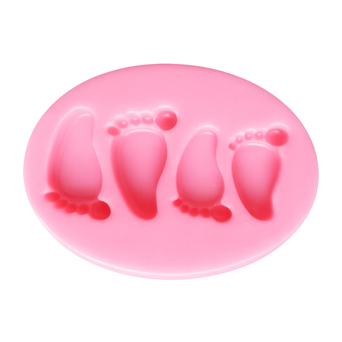 Feet Silicone Mould - Sugarcraft Pink Silicone Mould