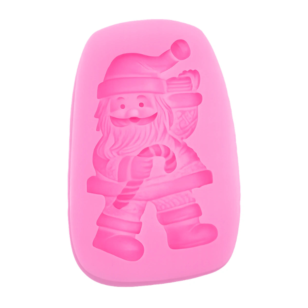 Santa Mold - Silicone Mould - Candy Cane