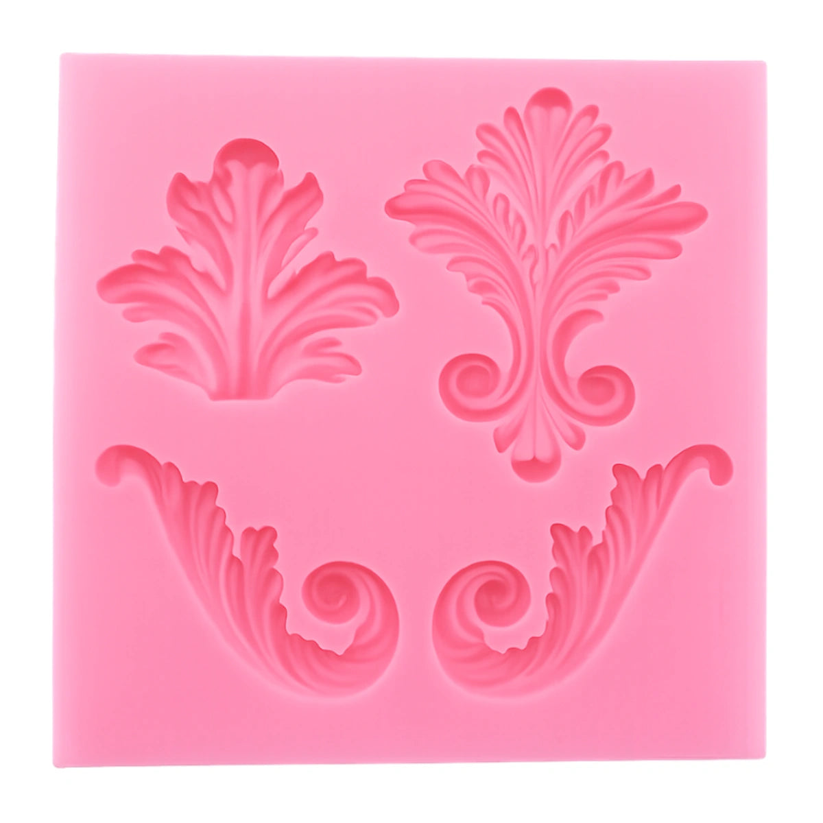 4 Fleur De Lis Silicone Mould - Fondant Mold