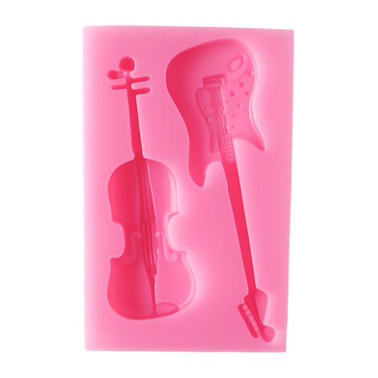 Small Guitars Mold - Silicone Mould - Violin