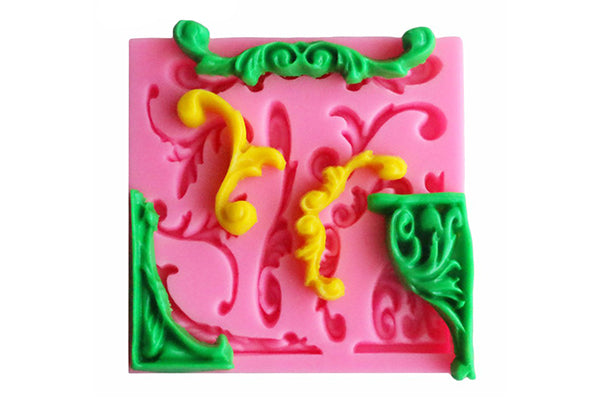 Border Designs 103mm x 101mm x 10mm - Iconic Cake Art